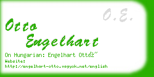 otto engelhart business card